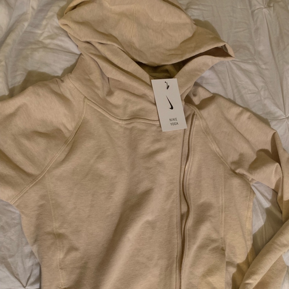 Nike yoga zip up sweater hoodie